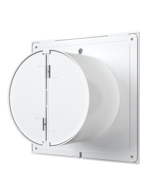 Вентилятор накладной E D125 сетка обр.клапан ERA