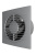 Вентилятор накладной SLIM D125 обр.клапан Gray metal DICITI