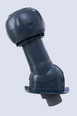 Комплект STAT D160 статический для металлочерепицы Monterrey пластик Gray graphite ERA