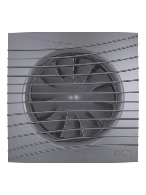 Вентилятор накладной SILENT D100 обр.клапан Dark gray metal DICITI