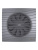 Вентилятор накладной SILENT D100 обр.клапан Dark gray metal DICITI