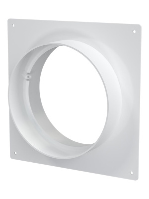 Площадка торцевая SKNP фланец D125 соединитель 165х150 пластик ERA