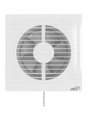 Вентилятор накладной E D150 сетка тяг.выкл. ERA
