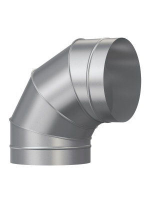 Отвод OTG D200 90° оцинк.сталь ERA PRO