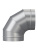 Отвод OTG D200 90° оцинк.сталь ERA PRO