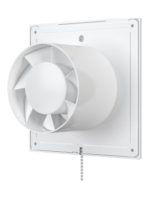 Вентилятор накладной E D150 сетка обр.клапан тяг.выкл. ERA