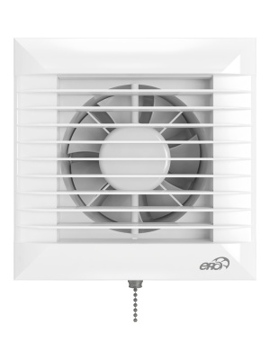 Вентилятор накладной EURO D125 тяг.выкл. авт.жалюзи ERA