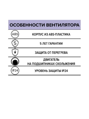 Вентилятор накладной COMFORT D100 ERA
