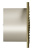 Вентилятор накладной SLIM D125 обр.клапан Champagne DICITI