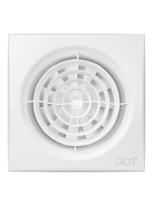 Вентилятор накладной AURA D125 обр.клапан DICITI
