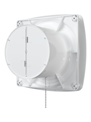 Вентилятор накладной RIO D125 обр.клапан тяг.выкл. DICITI