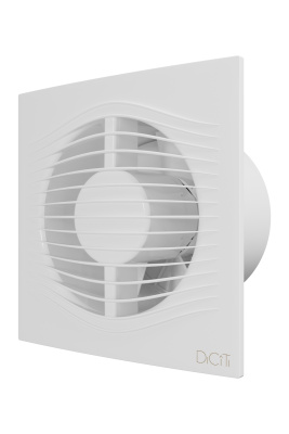 Вентилятор накладной SLIM D125 обр.клапан MRH DICITI