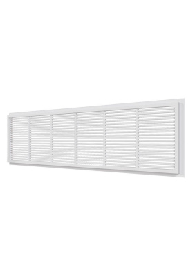 Решетка вентиляционная ДП фланец 220х60 переточная 227х67 пластик ERA