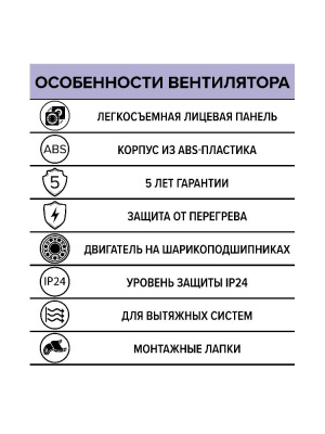 Вентилятор накладной WAVE D120 двигатель BB ERA