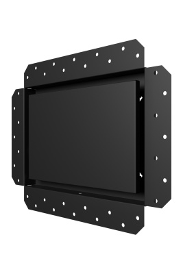 Вентилятор встраиваемый EXCELLENT D125 осевой обр.клапан шариковый подшипник черный матовый ERA