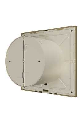 Вентилятор накладной SLIM D100 обр.клапан Champagne DICITI