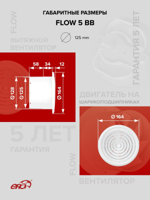 Решетка вентиляционная С 217х113 пластик ERA