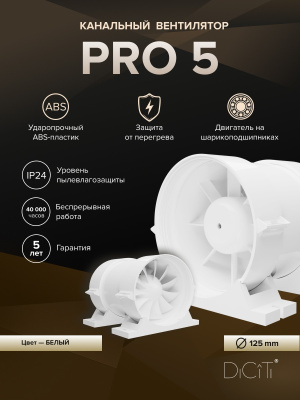 Клапан приточный KP KIV D125 труба ПВХ РКМ L0,7м мин.вата ERA