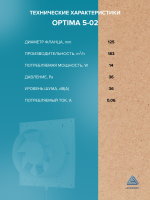 Клапан приточный KP KIV D125 труба ПВХ РКМ L0,5м мин.вата фольга ERA